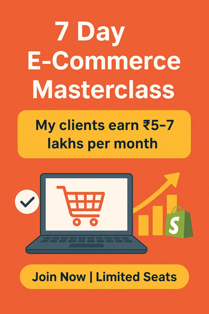 7-DAYS E-COMMERCE MASTER CLASS